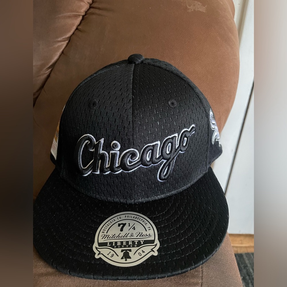 Chicago White Sox Mitchell & Ness MLB mesh fitted hat 7 1/4